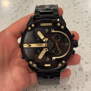 DIESEL Mr. Daddy Two-Tone Stainless Steel Watch
